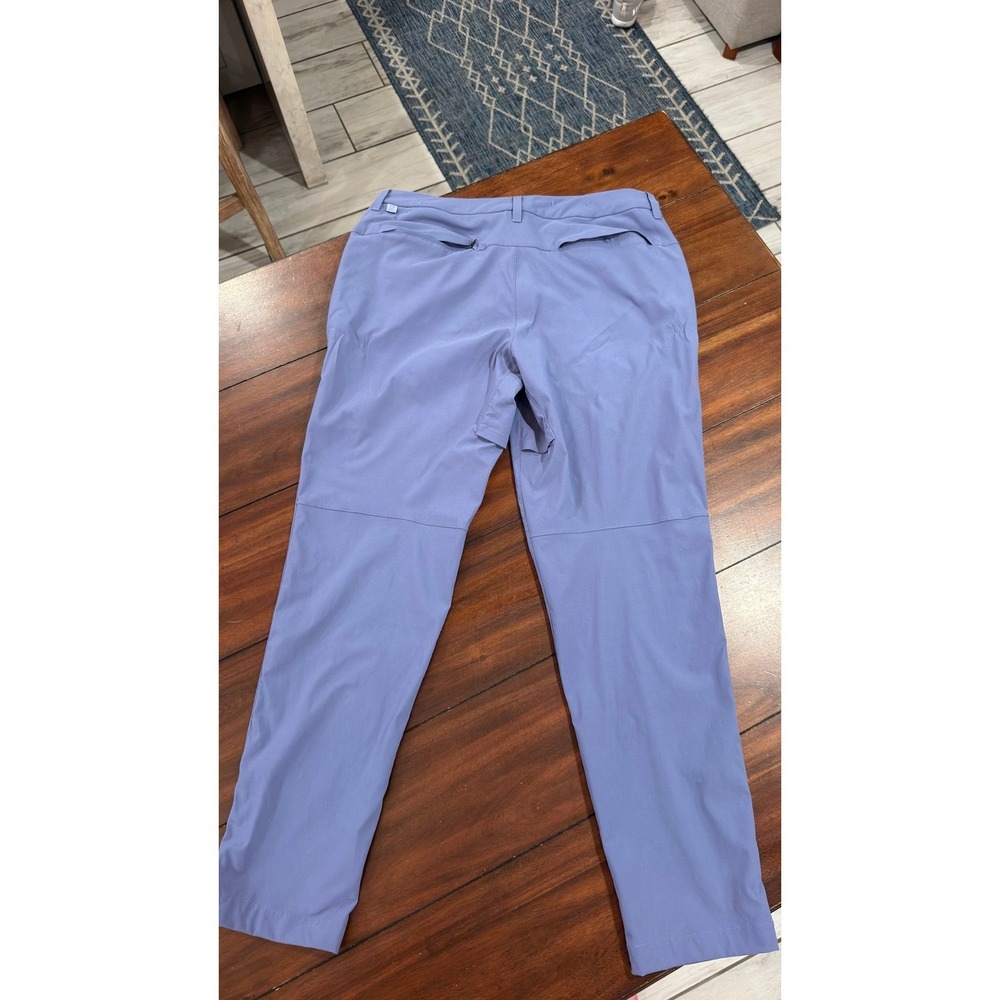 Lululemon Commission Slim-Fit Pant 33 Blue Grey Chino M5A18S - Picture 2 of 16